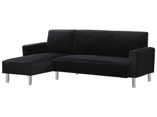 Habitat et Jardin Canapé d'angle Tissu réversible Rio - 4 Places - Gris Anthracite