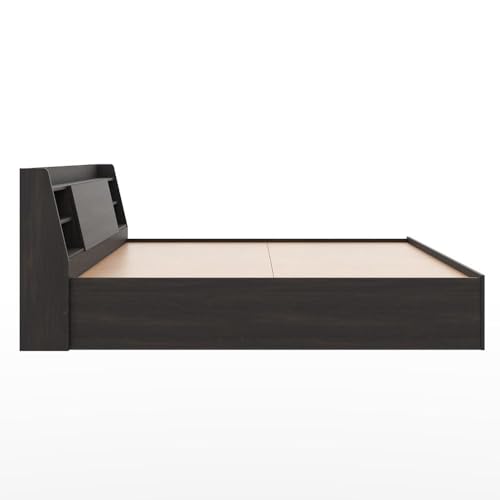 Image of Wakefit Bed | 1 Yr Warranty | King Size Bed, Comes with Storage Box, Noise Free, Density: 680-750 kg /m, Termite & Borer Resistant, Fits Mattresses Up to 8 Inches(Leo 78 x 72 - Wyoming Maple)
