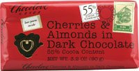 Chocolove Dark Chocolate Bar with Cherries and Almonds - 3.2 oz