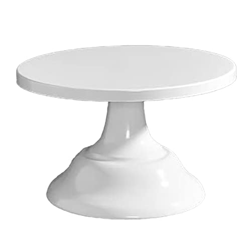 Support gâteau mariage blanc S en métal pour sublimer la table des desserts