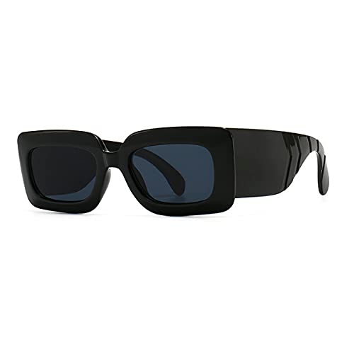 Image of laureles /Square Snakeskin Pattern Rectangle Sunglasses Men Women Vintage Fluorescent Green Shade Glasses