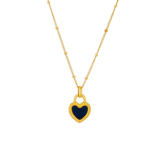Collier cœur doré pour femme le cadeau romantique inoubliable