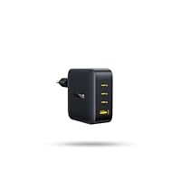Baseus Enerfill Cargador USB C 140W, 4 Puertos USB C, PD con PPS, GAN Cargador Rápido Compatible con MacBook Pro/Air, iPad Pro, iPhone 17/16/15/14/13 Seire, Galaxy S25/24, Pixel 9 8, Steam Deck