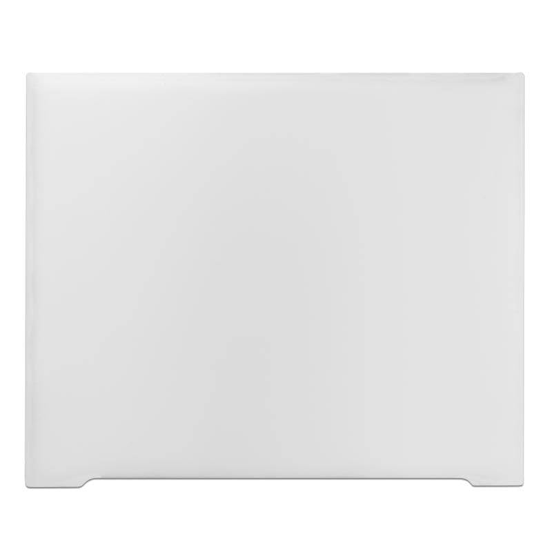 Ventadecolchones - Cabecero de Cama Tapizado Acolchado Modelo Lisse Largo en Polipiel Blanco y Medida 166 x 125 cm para Cama de 150 ó 160 cm