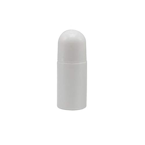 Deo-Flaschen 50 Ml, 4 Stück – Weiße Rollerflaschen Aus Kunststoff, Nachfüllbar Für ätherische Öle, Parfüm & Mehr