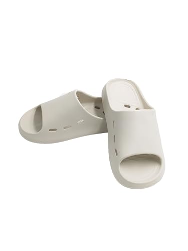 Lightweight and comfortable non-slip waterproof beach sandals for indoor and outdoor, garden, bathroom, swimming pool, self-draining men'swomen's quick day flat shoes -