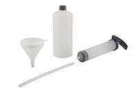 AL-KO Motor-Öl-Service-Set, 3-teiliges Set mit Absaugpumpe, Behälter und Trichter