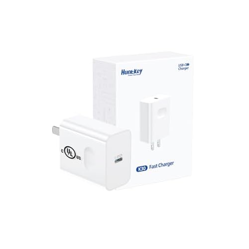 USB C Charger Block UL Certified Type C Box Charge PD Fast Charging 9V 3A Type-C Cube for iPhone 16 15 14 13 12 11 XS Max SE 8Plus 7 6 iPad (Cable not Included) 30w block -single