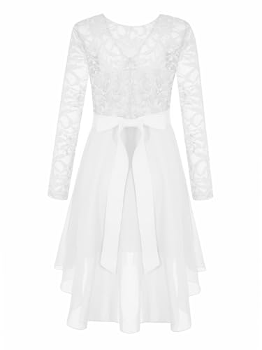 Jhaoyu Kids Girls Lace Flower Dress Wedding Party Gown Evening Formal Pegeant Princess Dresses Christmas Ballroom4