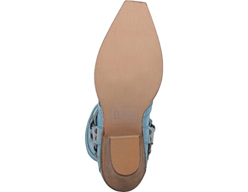 Dingo Womens Gummy Bear Bootie Leather Blue 7.5 M #TOP5