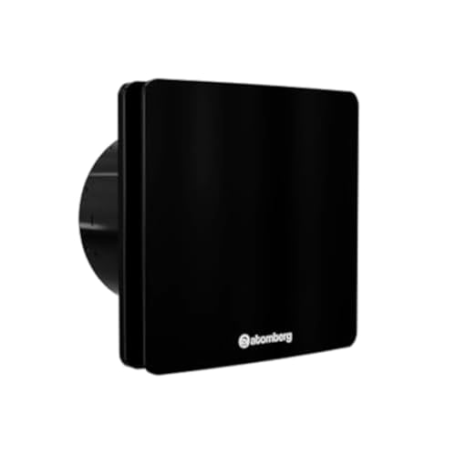 atomberg Studio Exhaust Fan 150mm (6 Inches) | BLDC Motor | 6.8W| Low Noise | 2000 RPM| Ideal for Bathroom,Kitchen | Easy to Clean | Installation-Round Cut (153mm) | 2 Years Warranty | (Gloss Black)