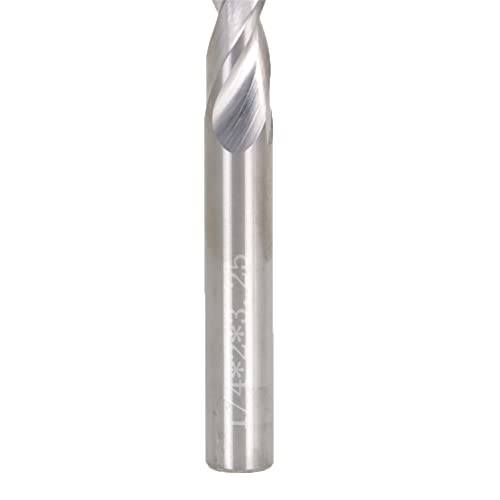 Image of waltyotur 1 /4 Inch 2 Flute Carbide End Mill Spiral Suitable for Aluminum Cutting Non Ferrous Metals