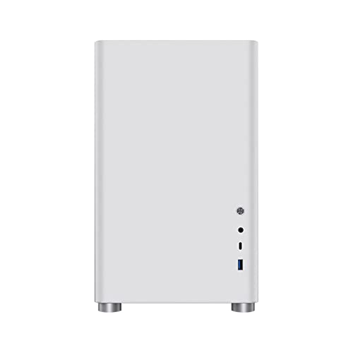 Gamemax Micro-Atx Tower Computer Case With Removable Dust-Proof Filter, Dual Tempered Glass Side Panels, Pc Gaming Chassis (Spark-White) #TOP1