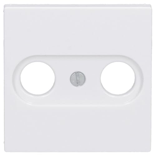 JUNG A561PLTVWW Abdeckung f. Antennen-Steckdose (Duroplast) Alpinweiß Serie A