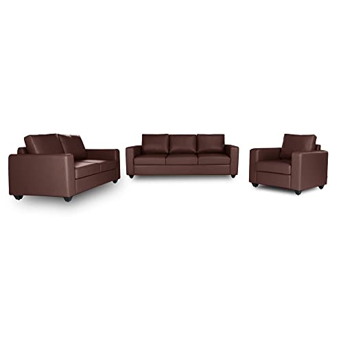 Image of Wakefit Sofa Set | 3 Year Warranty | Sofa 6 Seater, 6 Seater Sofa for Living Room, Wooden Sofa Set, Sofa Set 3+2+1 Seater - Napper(Romance : Dark Fantasy)