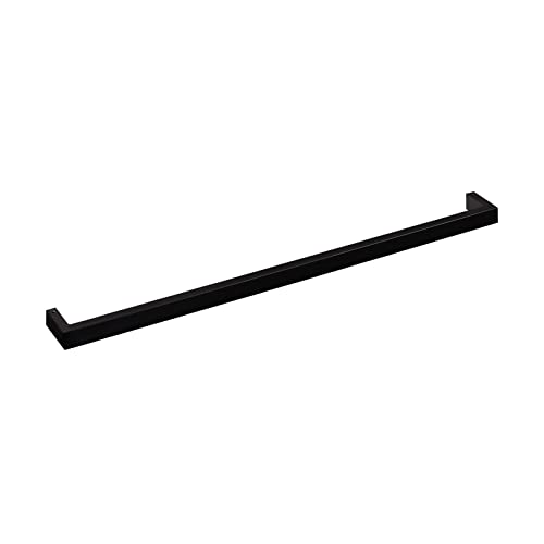 Handtuchhalter ATLANTA Länge 413 mm BA 400 mm schwarz matt brüniert für Wand- / Schrankmontage Handtuchstange Handtuchreling von SOTECH