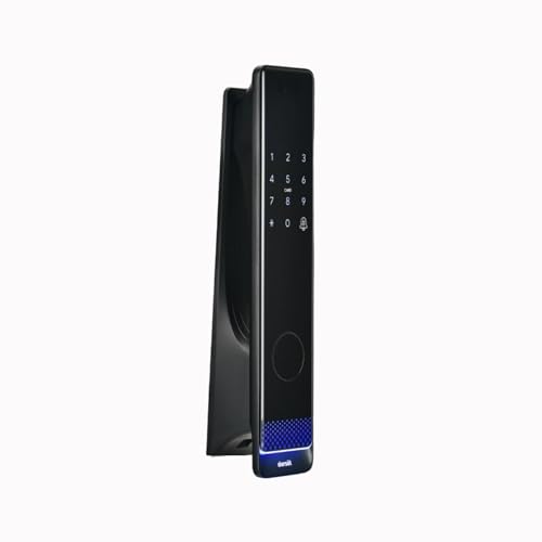 Image of Dorset DG 400 Push Pull Digital Door Lock - 4-Way Access : Fingerprint, Pin, Card, Key Access, Dual Authentication, Stainless Steel deadbolt, Graphite Matt Finish