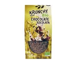 Pack 2x375g Crunchy de Avena con Chocolate | Selección ECO | Granola Integral Horneada | Calidad Vegana | Pepitas de Chocolate Puro | Textura Extra Crujiente | Energía Sostenida