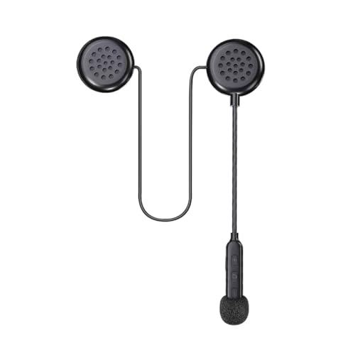 YYTFY Motorrad Helm Headset Motorcycle Helmet Bluetooth Headset Bluetooth 5.0 Helm Kopfhörer Wireless Kommunikation Wasserdicht Winddicht für Outdoor for GPS/Music Call Control/Cycling/Skiing