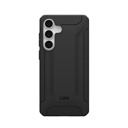 Image of Urban Armor Gear UAG Scout Rugged Military Grade Dropproof Impact Resistant Non-Slip Protetive Case /Cover Designed for Galaxy S25 FE 5G (2025) - Black