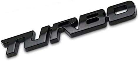 Turbo Metal Sticker Logo Badge