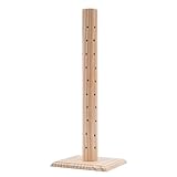 ​​Soporte para piruletas: soporte para piruletas de madera, 40,5 cm de altura para caramelos/globos, ideal para fiestas y eventos, ligero (0,4 kg, 40,5 x 14,7 x 14,7 cm) (color de registro)
