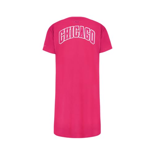 Big Girls NBA Classic Triple Pink Cotton Tee Dress2