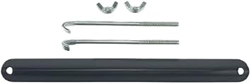 Replacement Battery Bracket with Wing Nuts Fits John Deere Lawn Tractors 140 200 300 312 314 316 317 318 322 330 332 400 420