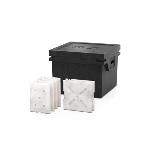 QOOL Nevera Eco+ 43L | Fabricado en Alemania | Nevera de alta tecnología sin electricidad | Hasta 10 días autosuficiente | Alimentos y medicamentos sensibles – Zona de temperatura Fresh: +2 °C hasta