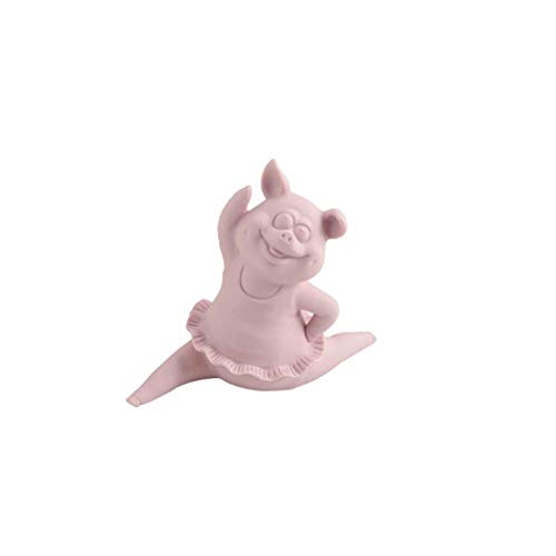 Statue cochon céramique yoga déco scandinave salon moderne