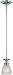 Craftmade 26121-CH Spencer Cone Glass Pendant Lighting, 2-Light, 200 Watts, Chrome (10" W x 52" H)