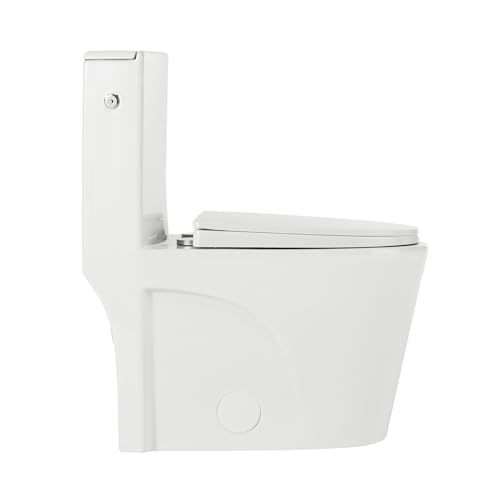 Swiss Madison SM-1T284 St. Tropez One-Piece Elongated Toilet, Touchless 1.1/1.6 Gpf thumb #9