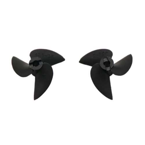 FLMLF Rc Boat Propeller 3 Blades Nylon Positive Reverse Propellers for 4mm Shaft Rc Boat 3 Blade 36mm Plastic Paddles