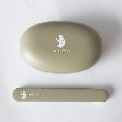 知床トコさん ランチボックス(Mサイズ)・箸 セット (カーキ)