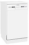 Exquisit Geschirrspüler GSP9309-030E weiss | Spülmaschine 45 cm freistehend und unterbaufähig | Standgerät | 9 Maßgedecke | Weiß
