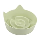 Forme de l'oreille mignonne: l'adorable forme d'oreille mignonne ajoute un élément amusant au bol, ce qui rend les repas plus agréables pour votre ami félin