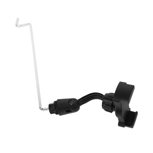 UPKOCH サックス用携帯電話ホルダー と 楽譜クリップ アルト サックス ステンレス製 可能 竪琴スタンド型 演奏会や練習用