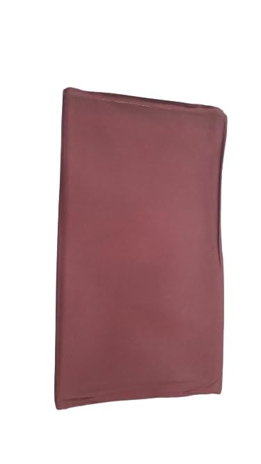 Pure Cotton (1 meter) Rubia Blouse Piece | 2x2 Unstitched Solid Plain Dyed Blouse material for Women (Brown)-image-30