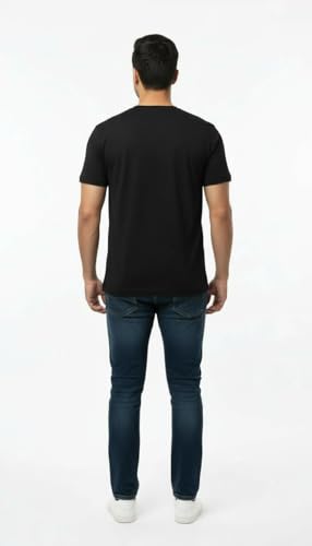 Image of Men's 100% Supima Cotton Crew Neck T-Shirt - Classic Slim Fit, Ultra-Soft Breathable Fabric, Short Sleeve Solid Tee