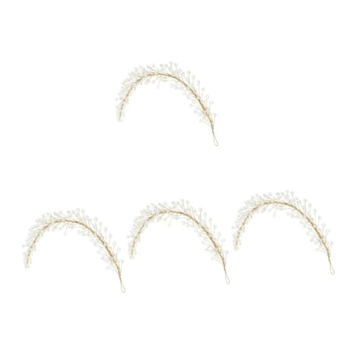Bandeau mariée confortable anti-glisse lot de 4 pour coiffure mariage