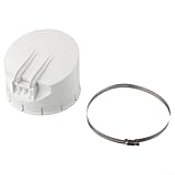 Pumixiy Válvula de retención magnética de PVC para balcón y PVC a prueba de olores de 50160 mm para sistemas de alcantarillado, drenaje de suelo antireflujo, desodorizante para cubierta (160 tubos)