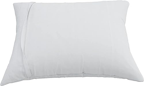 Bargoose Home Textiles, Inc. | Vinyl Zippered Standard Pillow Protector | Waterproof | 21 X 27 - 2 Pack #TOP13