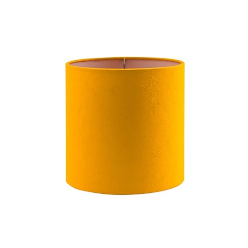 Aspen Creative 31238A Transitional Drum (Cylinder) Shaped Spider Construction Lamp Shade in Honey, 8" Wide (8" x 8" x 8")