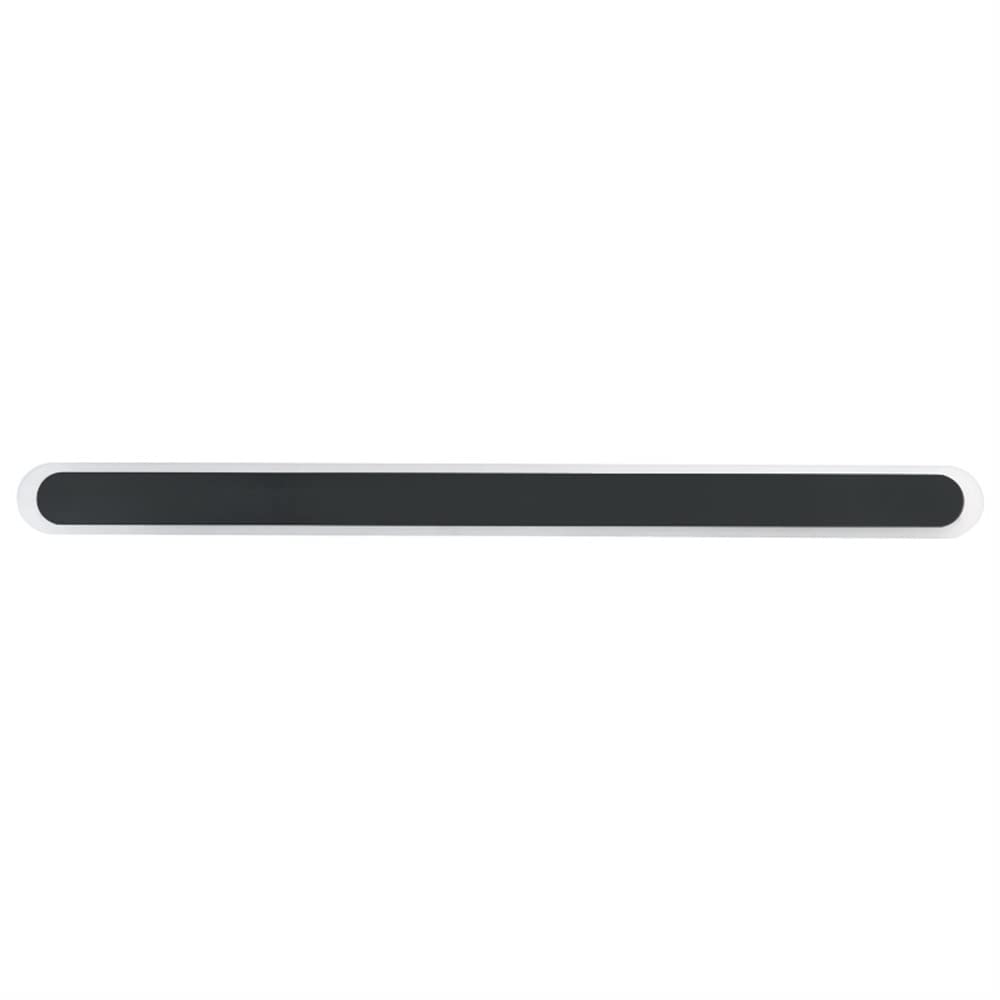 HCZKIUJY Nordic LED Black Long Strip Wall Light Modern Simple Acrylic Long Bar Wall Sconce for Bedroom Stairs Bedside Decoration Living Room Linear Wall Lamp (120cm 50W)