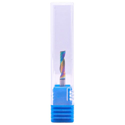Image of BestParts High Performance 5Pcs Solid Carbide 1 Flute End Mill, DLC(Ta-C) Coated, Single Flute, 1 /8 inch Cutting Diameter, 1 /8 inch Shank Diameter, 2 /5 inch Length of Cut, 1-1 /2 inch Overall Length