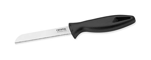 Crystal Stainless Steel All Purpose Knife, 20.32cm, Black