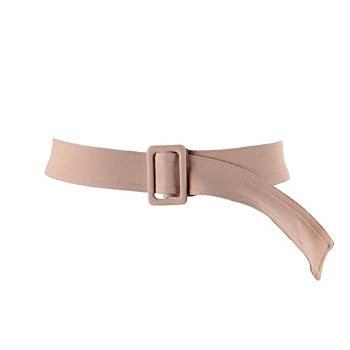 Women Wide Waist Belt Waistband Outerwear Ribbon Sash for Trench Coat3