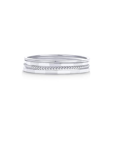 Pavoi 2311-RP02 14K Gold Plated Four Pieces Thin Rings Set For Women | 4 Dainty Stacking Rings Pack | Minimalist Stackable Bands thumb #4