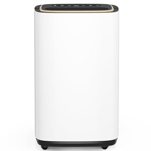 3000 Sq.Ft Dehumidifier, 30PT/24H Dehumidifiers with Drain Hose for Home, Large Compressor Dehumidifier for Basement/Laundry/Bedroom/Office, Dehu/Dry/Air Mode, Humidity Display/Timer/Child Lock