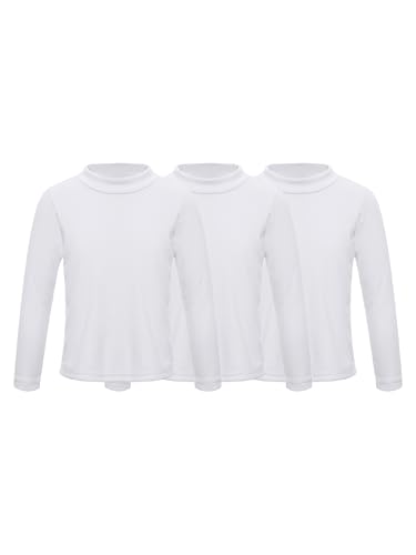 Recopilación de Camisetas térmicas para Niña . 48 Xnihocha 3 Piezas Camisetas Ropa Interior Térmica Polar Niños Y Niñas Manga Larga Color Sólido Capa Base Esquí Y Campamentos Blanco 9-10 Años